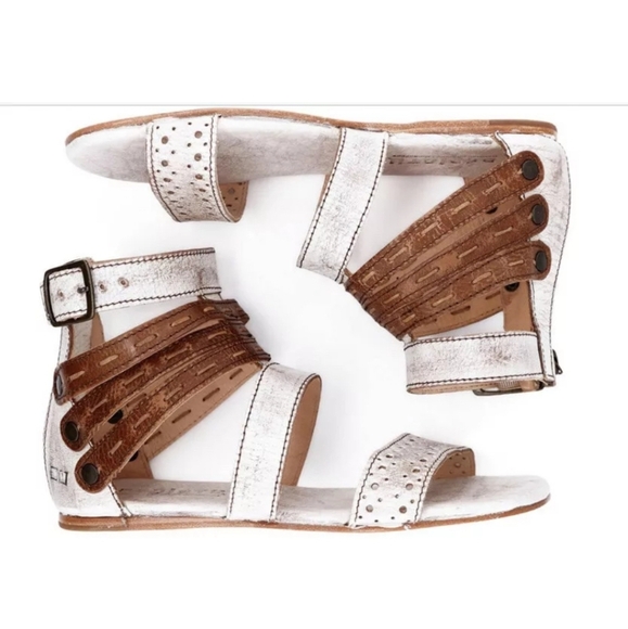 New BedStu ARTEMIS Sandal Leather Handmade Womens Nectar Tan Lux Sz 10 - Picture 2 of 11